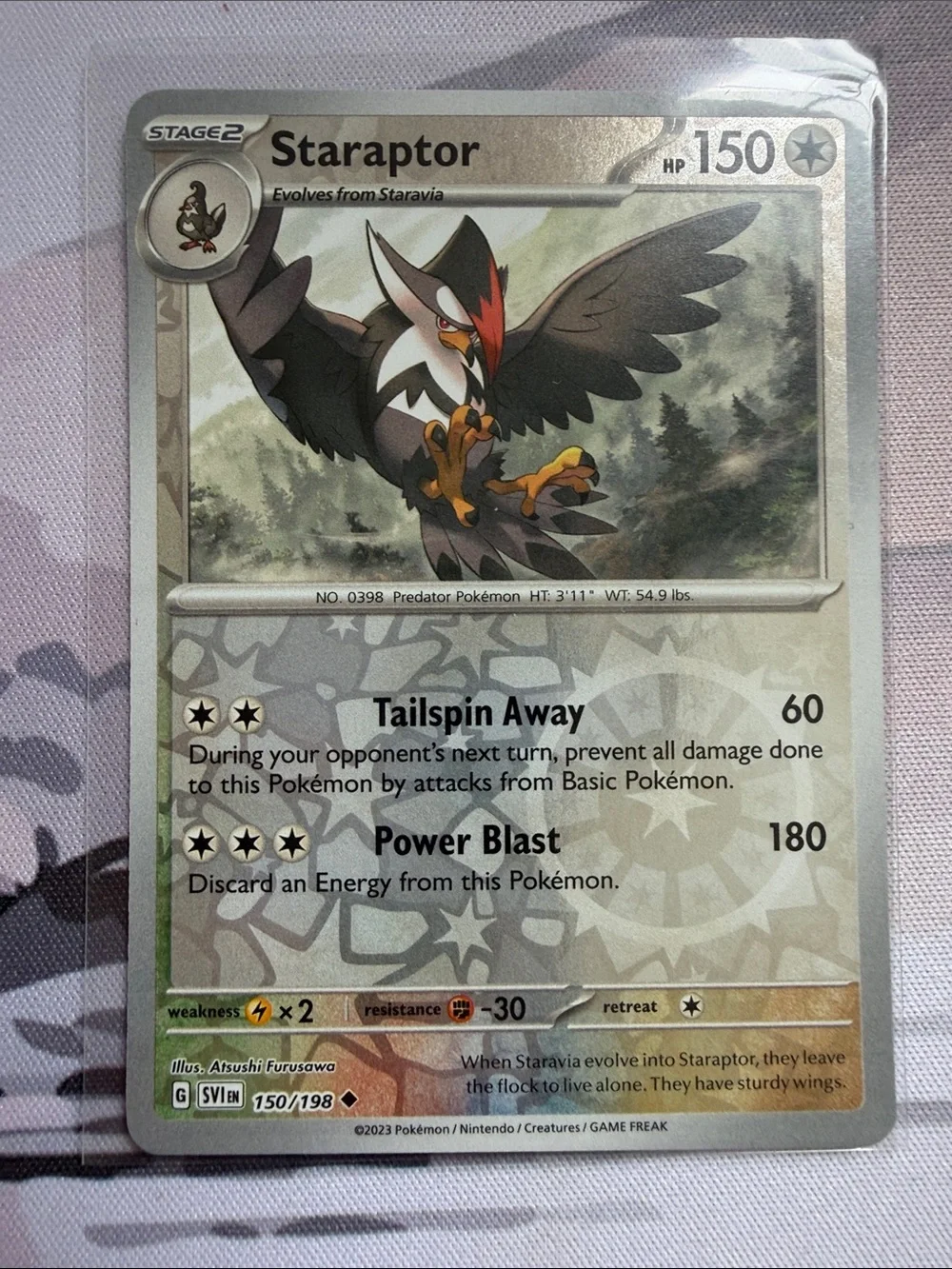 Starly, Staravia & Staraptor Evolution Lot | 4 Cards | Reverse Holos | ✨5/$25✨
